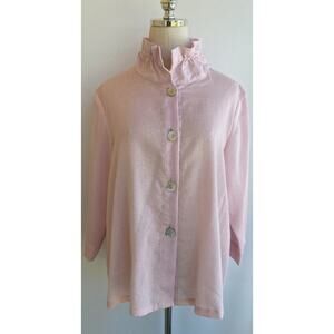 NWT Fridaze 100% Linen Jacket Ladies size M